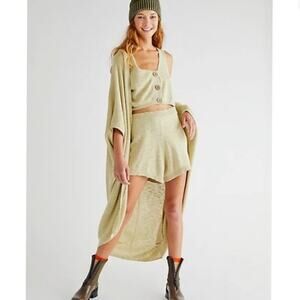 Free People FP Beach Kai Sweater Knit Cardigan Duster Medium